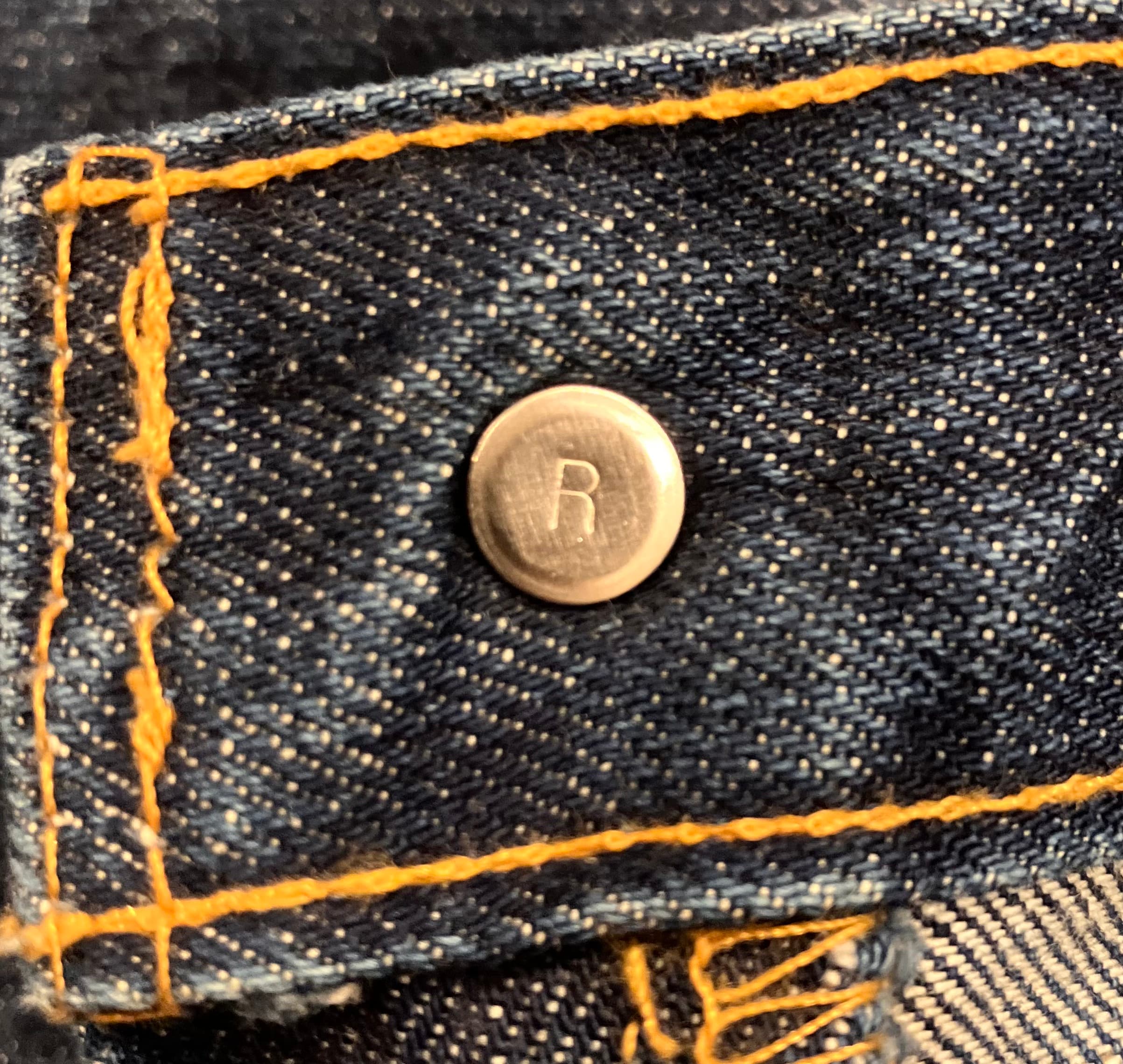 Button Back Stamp